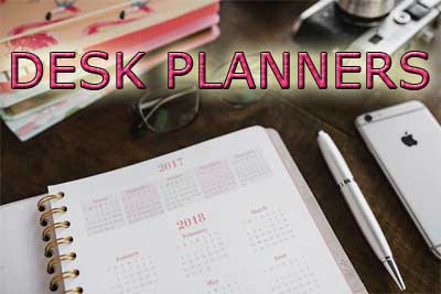 Custom Printed Promotional Desk Planners