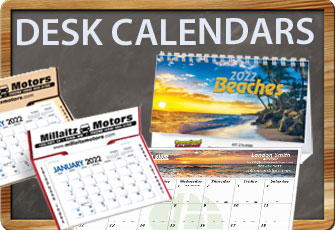 Custom Printed Desk Calendars For Business Promotions