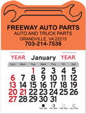 Wrench Design for Vinyl Peel-N-Stick® calendar