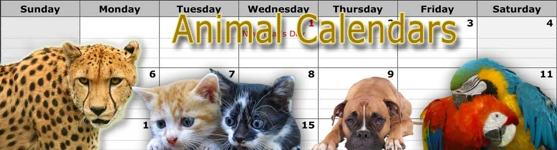 Animal‑Themed Calendars | Wildlife & Pet Promotional Calendars