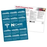 Laminated Paper Card Calendar  8.5x11 - 14 pt. Full Color Imprint promotional calendar – Laminated Card Calendars – 2027