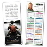 Laminated Card Calendar - 3.5x8.5 14 pt. promotional calendar – Laminated Card Calendars – 2027