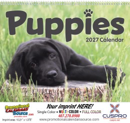 Puppies Promotional Calendar  promotional calendar – Pets Calendars – 2026