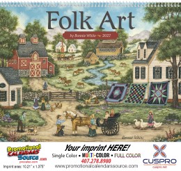 Folk Art Promotional Calendar  promotional calendar – Art Themed Calendars – 2026