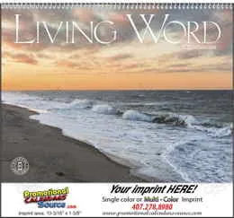 Living Word - Nondenominational Promotional Calendar  promotional calendar – Religion Theme Calendars – 2027