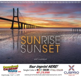 Sunrise Sunset Promotional Calendar  promotional calendar – Nature Calendars – 2027