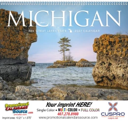 Michigan State Promotional Calendar  promotional calendar – US States Calendars – 2027