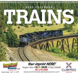 Trains Promotional Calendar  promotional calendar – Trains & Planes Calendars – 2027