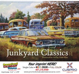 Junkyard Classics by Dale Klee Art Calendar  promotional calendar – Art Themed Calendars – 2026