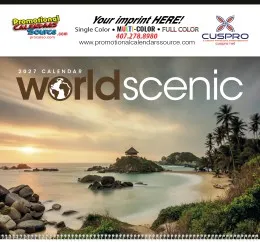 World Scenic Promotional Calendar  promotional calendar – World Travel Calendars – 2027
