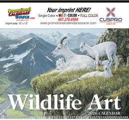 Wildlife Art Promotional Calendar  promotional calendar – Wildlife Calendars – 2026