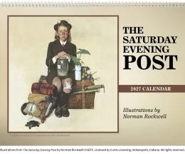 The Saturday Evening Post Illustrations Calendar  promotional calendar – The Saturday Evening Post – 2027