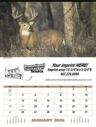 North American Wildlife Executive Calendar promotional calendar – Monthly View Executive Calendars – 2026