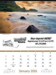 Americas Charm Large Executive Calendar promotional calendar – Monthly View Executive Calendars – 2026