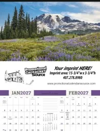 American Splendor 2 Month View Large Scenic Calendar promotional calendar – 2 Month View – 2027