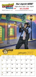 Monkey Business Promotional Calendar  promotional calendar – Monkeys Calendars – 2027