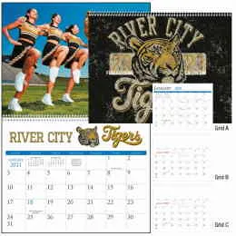 13 images Custom Calendar 11x17 Spiral Bound promotional calendar – Custom Multi Image Calendars – 2027