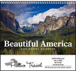Beautiful America Pocket Promotional Calendar, 8x13 promotional calendar – Pocket Wall Calendars – 2026