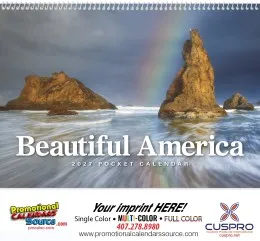 Beautiful America Pocket Promotional Calendar, 8x13 promotional calendar – Pocket Wall Calendars – 2027