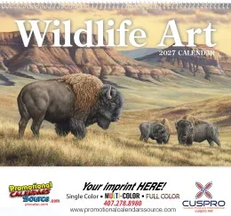 Wildlife Art Pocket Calendar Custom Printed, Size 8x13 promotional calendar – Pocket Wall Calendars – 2027