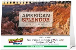 American Splendor Promotional Desk Calendar  promotional calendar – Tent Desk Calendars – 2027