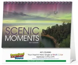 Scenic Moments Large Promotional Desk Calendar 