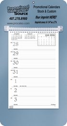 Memo Calendar w Weekly Grid, Metallic Blue Mount promotional calendar – Memo Style Calendars – 2026