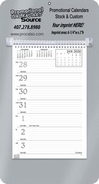 Weekly Memo Wall Calendar w Silver Backer promotional calendar – Memo Style Calendars – 2026