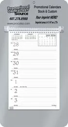 Weekly Memo Wall Calendar w Silver Backer promotional calendar – Memo Style Calendars – 2027