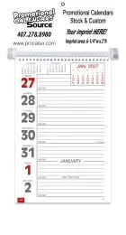 Promotional Big Numbers Weekly Memo Calendar  - White promotional calendar – Memo Style Calendars – 2027