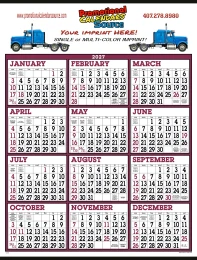 Big Numbers 12 Month View Commercial Calendar Size 22x29 promotional calendar – 12 Months In View – 2027