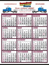 Poster Year-In-View Commercial Calendar Big Numbers, Size 22x29 promotional calendar – Custom Poster Calendars – 2026