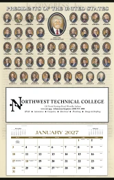 Presidents Hanger 12-Month Promotional Calendar  - Past Presidents