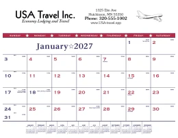 Patriotic Desk Pad Calendar 22x17 promotional calendar – Desk Pad Calendars – 2027