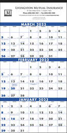 3-Month Calendar with Julian Dates (4 Sheets) promotional calendar – 3 Month Calendars – 2026
