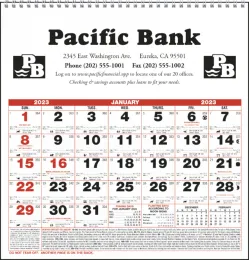 Small Almanac Promotional Calendar Size 11x11 promotional calendar – Almanac Calendars – 2027