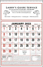 Large Almanac Commercial Calendar Size 11x17 promotional calendar – Almanac Calendars – 2027