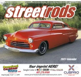 Street Rods - Promotional Calendar  Spiral