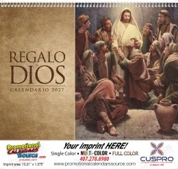 Regalo de Dios wo Funeral Pre-Planning Form Calendar Spanish