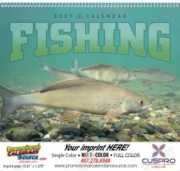 Fishing - Promotional Calendar  Spiral promotional calendar – Fishing Calendars – 2027