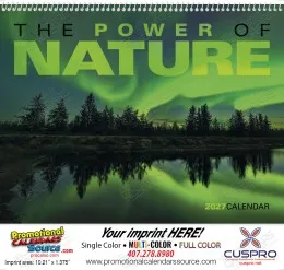 The Power of Nature - Promotional Calendar  Spiral promotional calendar – Nature Calendars – 2027