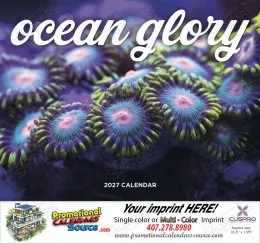 Ocean Glory Promotional Calendar - Stapled promotional calendar – Marine Life Calendars – 2027