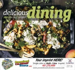 Delicious Dining Promotional Calendar, Stapled promotional calendar – Food Calendars – 2027