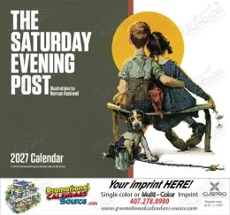 The Saturday Evening Post -Stapled Calendar 2 promotional calendar – The Saturday Evening Post – 2027