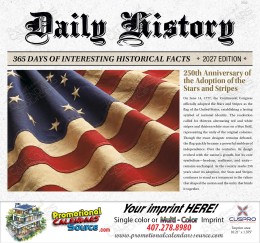 Daily American History Facts Calendar, 2023, Stitched Binding promotional calendar – Patriotic Calendars – 2026