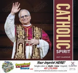 Catholic Spirit Religious Calendar - Stapled promotional calendar – Catholic Calendars – 2027