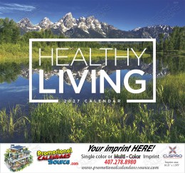 Healthy Living Tips 2020 Promo Calendar Stapled promotional calendar – Fitness & Wellness Calendars – 2026