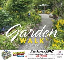 Garden Walk Calendar Stapled promotional calendar – Gardens Calendars – 2026