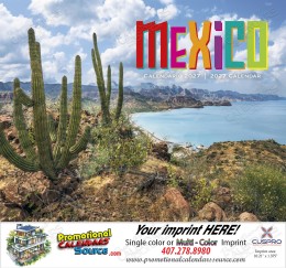 Mexico Promotional Calendar  Stapled promotional calendar – World Travel Calendars – 2026