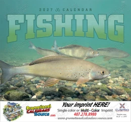 Fishing Promotional Calendar, Stapled promotional calendar – Fishing Calendars – 2027